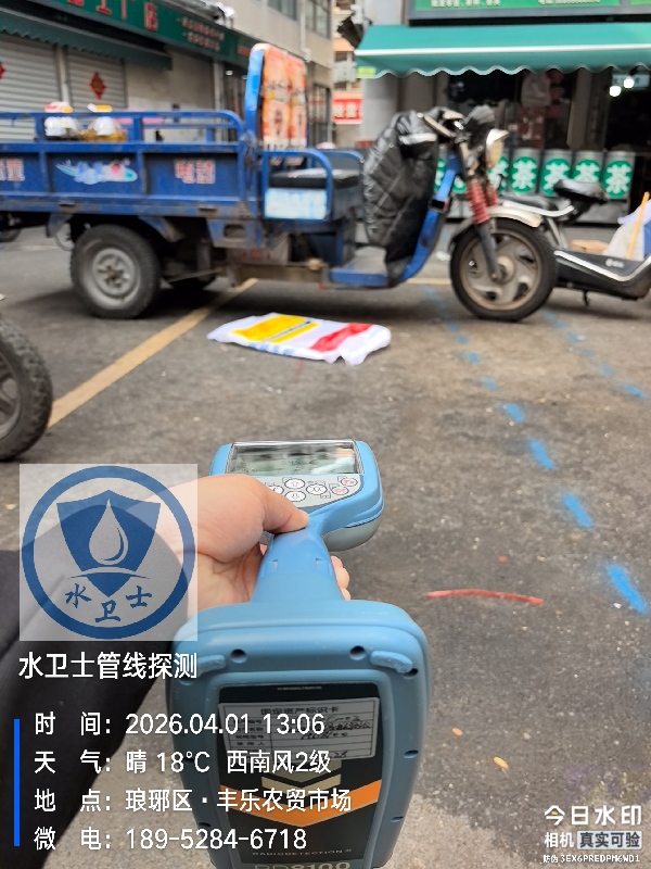 【管线探测】滁州市丰乐农贸市场